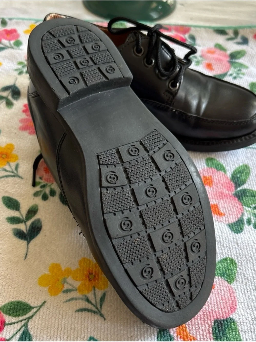Men's Classic Black Lace-Up Dress Shoes